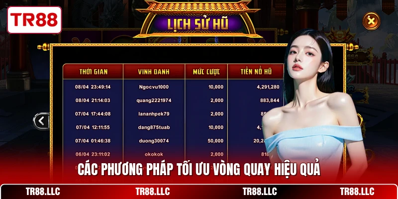 Các phương pháp tối ưu vòng quay hiệu quả