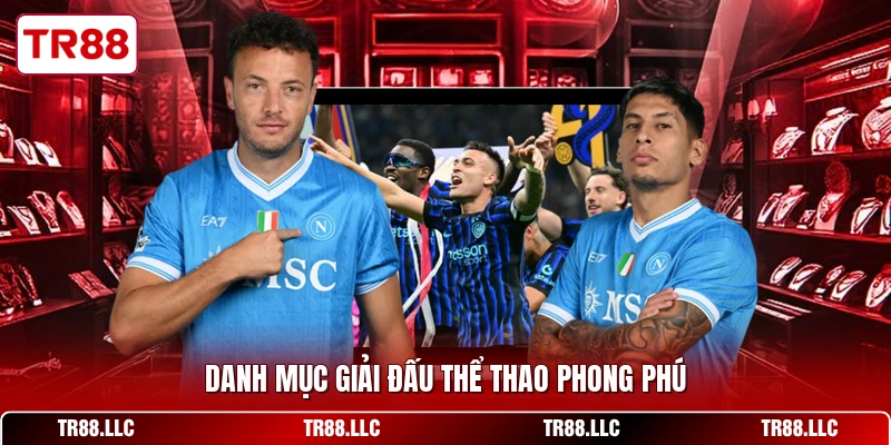 Danh mục giải đấu thể thao phong phú