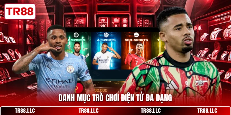 Danh mục trò chơi điện tử đa dạng