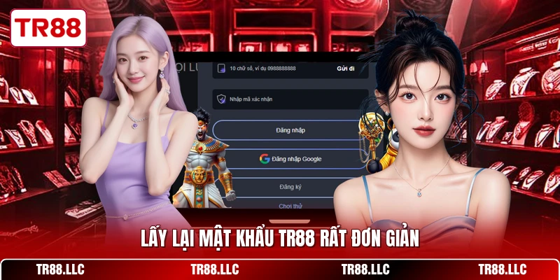Lấy lại mật khẩu TR88 rất đơn giản